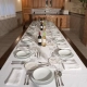 Banquete en comedor Solar de Ibalonja